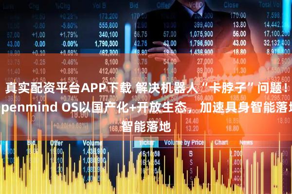 真实配资平台APP下载 解决机器人“卡脖子”问题！Openmind OS以国产化+开放生态，加速具身智能落地