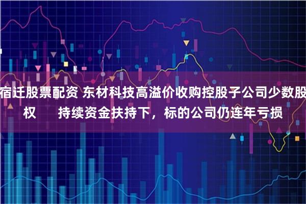 宿迁股票配资 东材科技高溢价收购控股子公司少数股权      持续资金扶持下，标的公司仍连年亏损